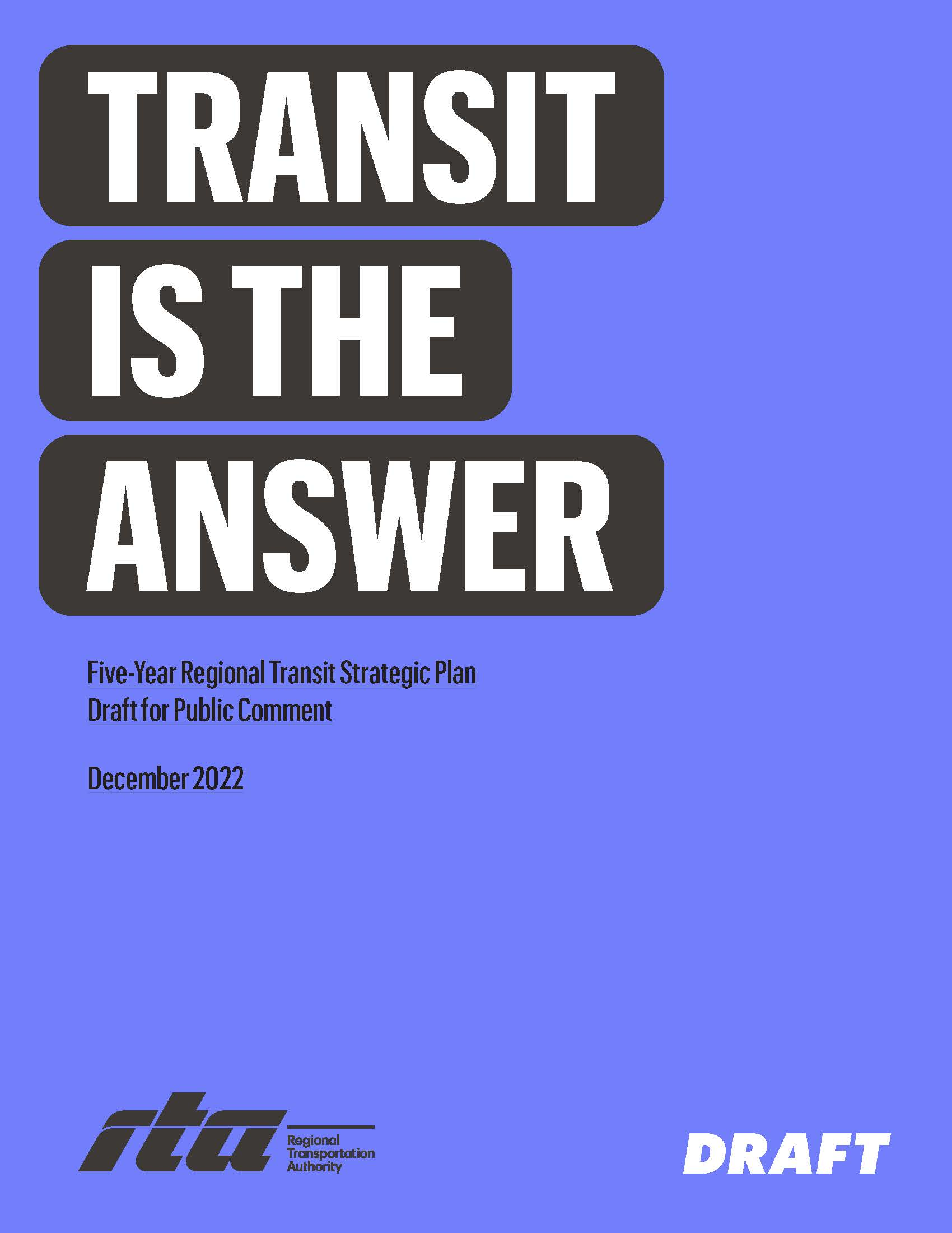 Transit is the Answer cover image.