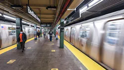 NYU researchers are studying the impacts of the 'river-tunnel effect,' where air quality at underground subway stations closest to river tunnel crossings is degraded. NYU researchers are studying the impacts of the 'river-tunnel effect,' where air quality at underground subway stations closest to river tunnel crossings is degraded.