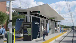 Streetview of Matheson LRT platform by day, artist renderings are subject to change. Streetview of Matheson LRT platform by day, artist renderings are subject to change.