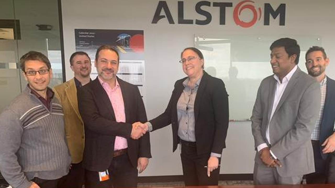 Alstom and Rochester Institute of Technology&rsquo;s ESL Global Cybersecurity Institute leaders.