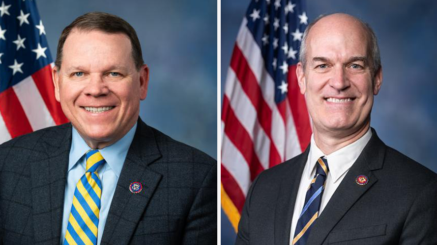 U.S. Rep. Sam Graves, left, will chair the House T&I Committee and US. Rep. Rick Larsen, right, will serve as ranking member of the committee in the 118th Congress.