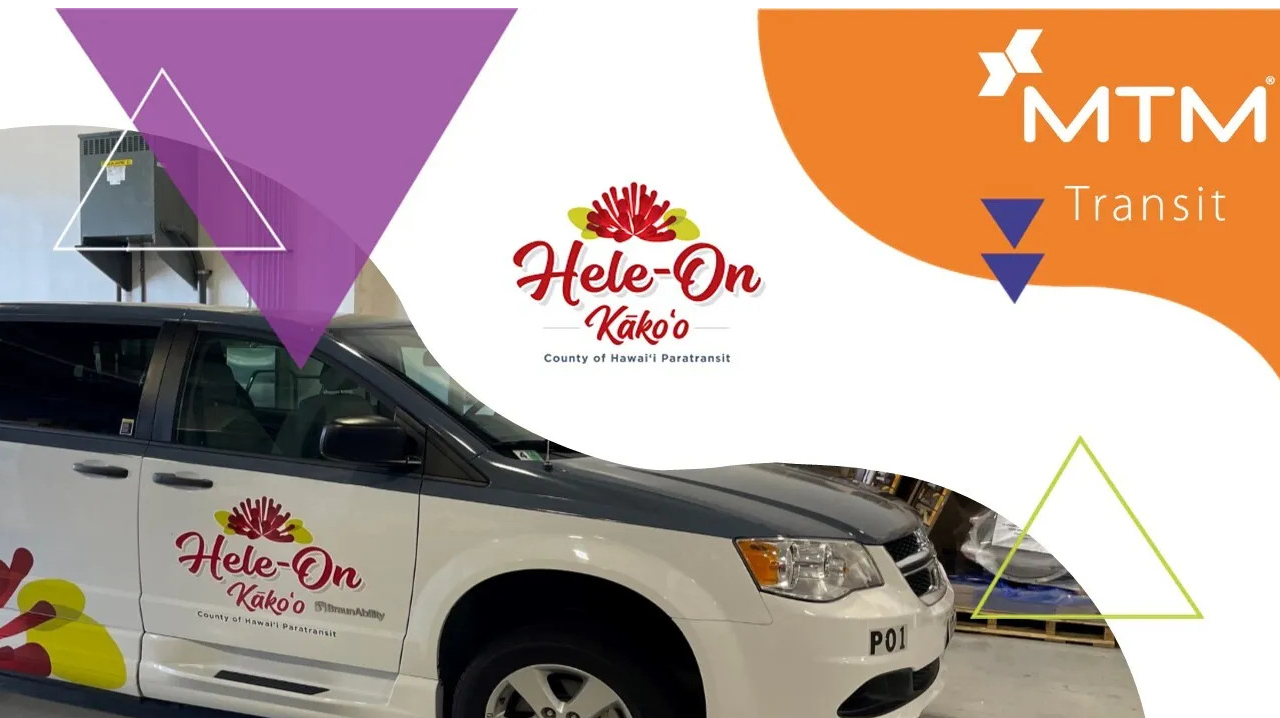 MTM Transit and County of Hawai&rsquo;i Mass Transit Agency partnership logo