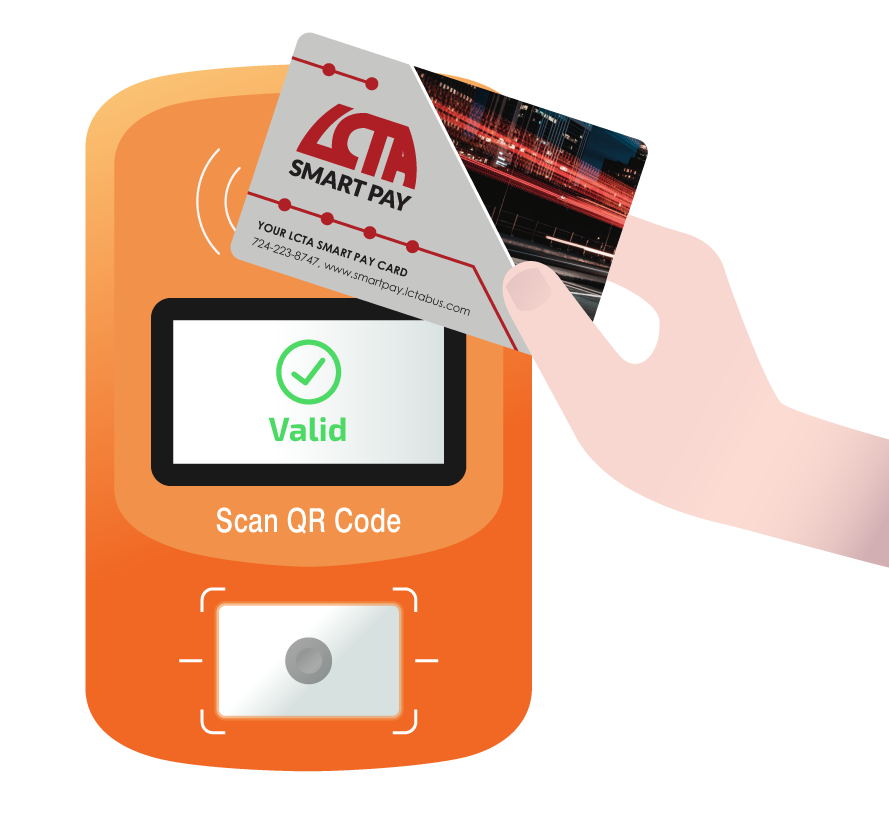 LCTA has launched a new fare collection system that allows riders to pay for their fare using a Smart Pay card or mobile app.