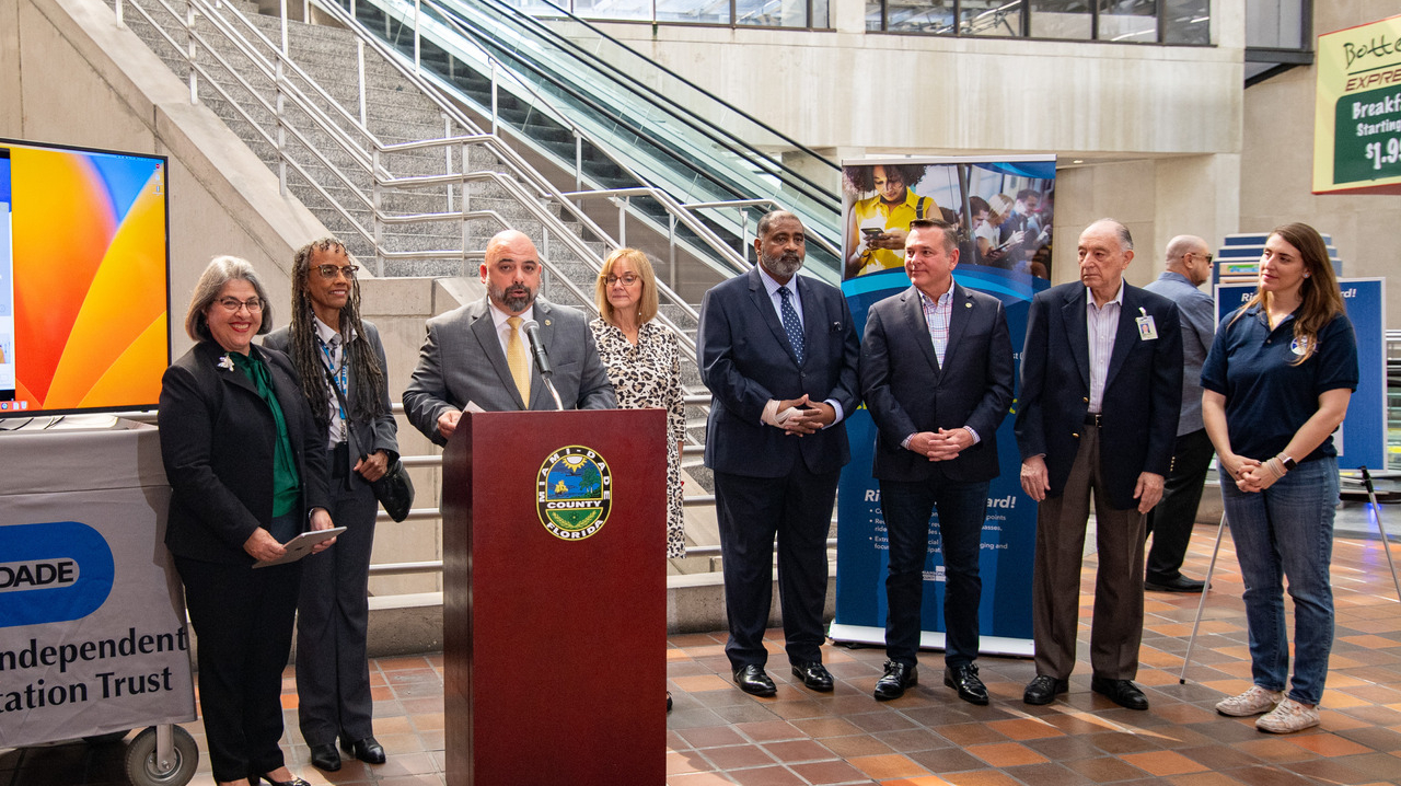 Miami-Dade County and Citizens' Independent Transportation Trust (CITT) officials announce CITT Ambassador Program.
