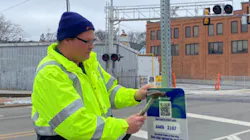 New route signs are being installed at bus stops with 'Text My Bus' information. New route signs are being installed at bus stops with 'Text My Bus' information.