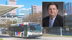 Tom Lambert, inset, will retire as president and CEO of Houston Metro at the end of 2023. Tom Lambert, inset, will retire as president and CEO of Houston Metro at the end of 2023.