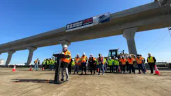 Chairman of the California High-Speed Rail Authority Board Tom Richards speaks. Chairman of the California High-Speed Rail Authority Board Tom Richards speaks.