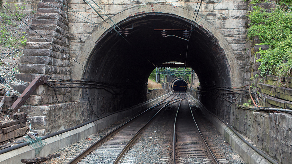 The existing B&P Tunnel; Amtrak will begin early construction work on the B&P Tunnel Replacement Program on March 10.