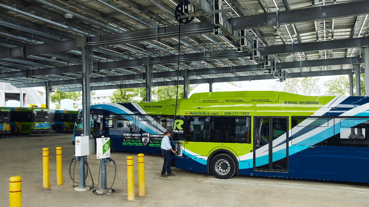 Brookville Smart Energy Bus Depot.