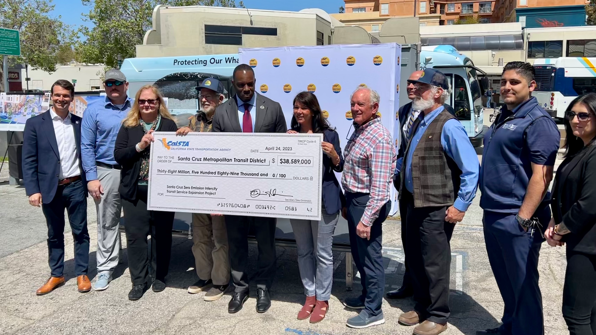 Santa Cruz Metro's efforts to transition its fleet to lower emissions was one of 28 projects to receive grants from CalSTA through the Transit and Intercity Rail Capital Program.