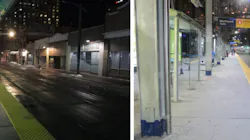 Calgary Transit has recently upgraded the lighting on all CTrain platforms from Downtown West/Kerby to City Hall to improve visibility for customers and security staff. Calgary Transit has recently upgraded the lighting on all CTrain platforms from Downtown West/Kerby to City Hall to improve visibility for customers and security staff.