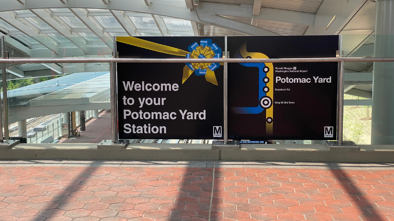 WMATA opened its Potomac Yard Station at 5 a.m. on May 19.