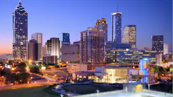 Atlanta skyline. Atlanta skyline.