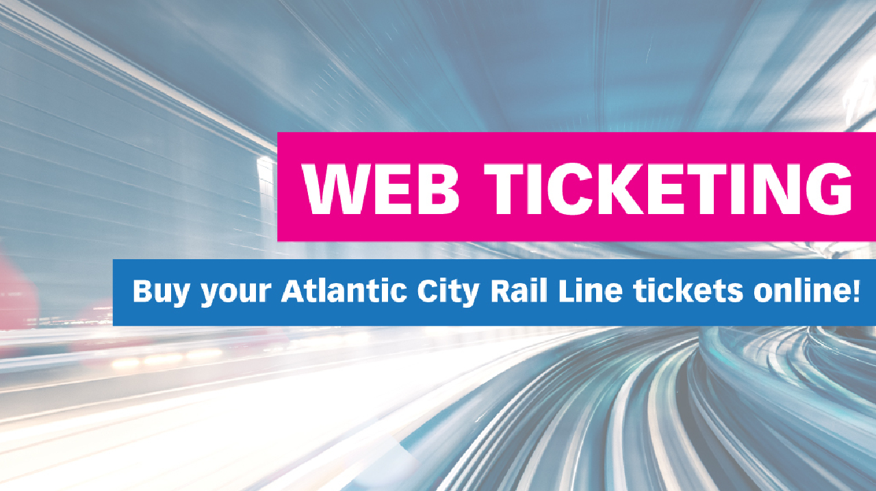NJ Transit has launched a pilot program that allows customers to buy tickets for travel on the ACRL online.