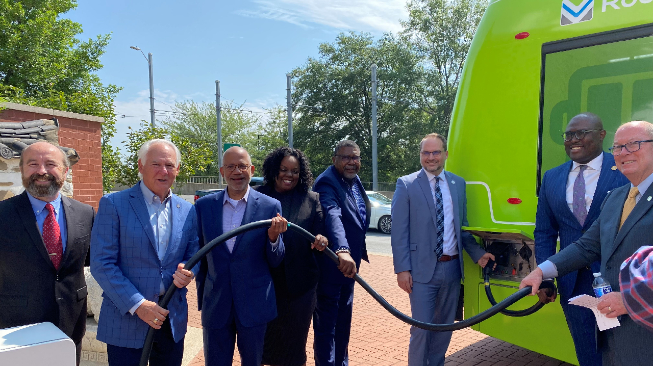 Rock Region Metro has launched its first five zero-emission buses, the first in Arkansas.