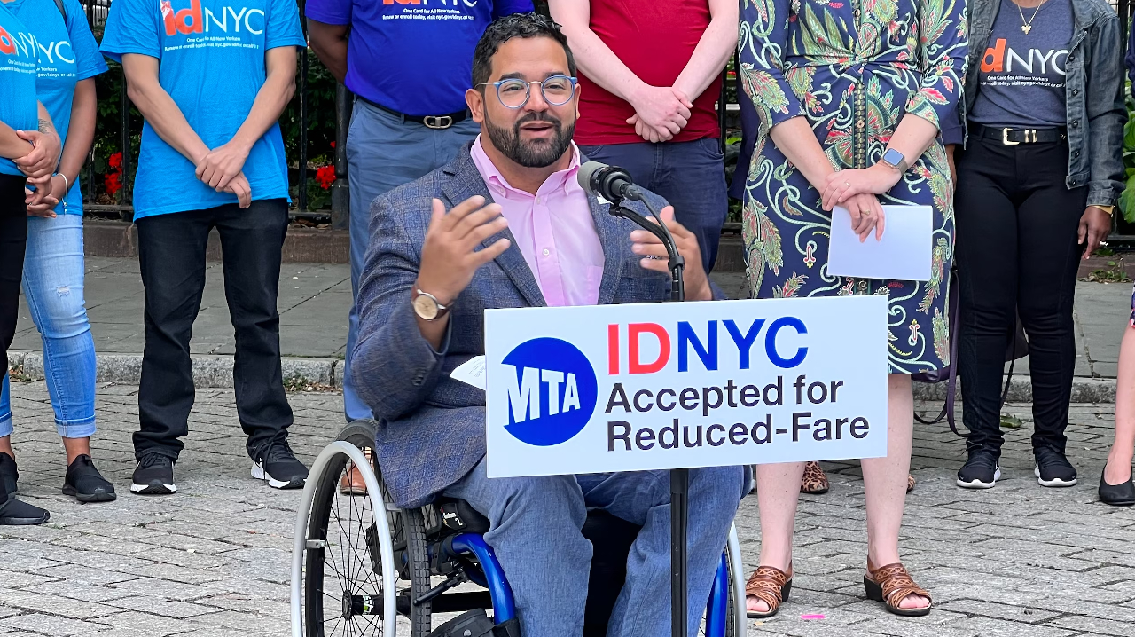 The MTA is now accepting IDNYC as valid identification to apply for OMNY cards and for Access-A-Ride service.