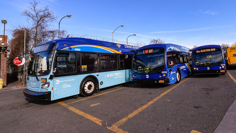 MTA electric buses
