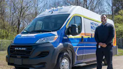 A MetroNow! van with an operator A MetroNow! van with an operator