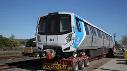 BART Fleet of the Future car. BART Fleet of the Future car.