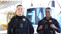 BART police officers. BART police officers.