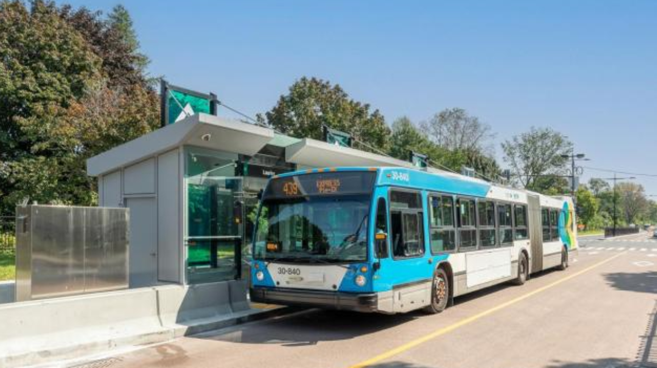 Work has begun on the first phase to extend the STM Pie-IX BRT between Pierre-De-Coubertin Avenue and Notre-Dame Street East.
