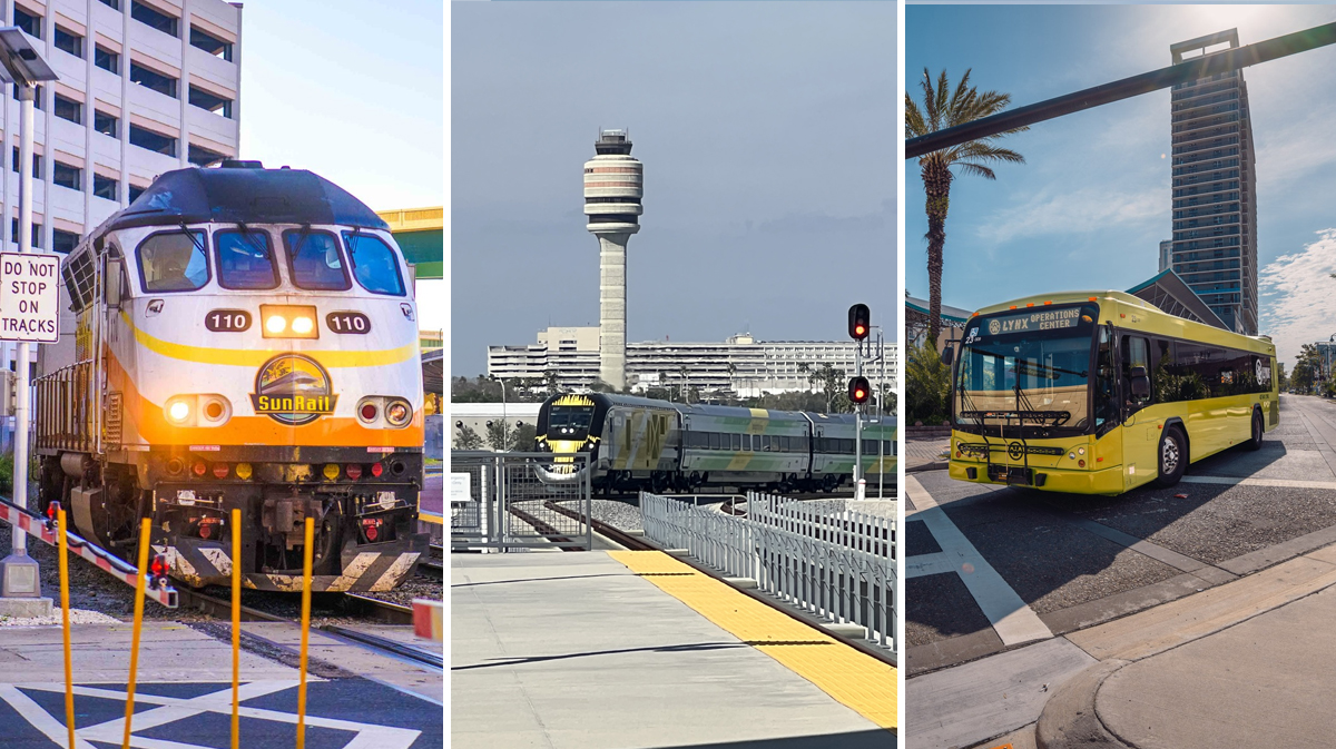 Central Florida provides several mobility options for APTA TRANSform & EXPO attendees to explore including SunRail, Brightline and LYNX.