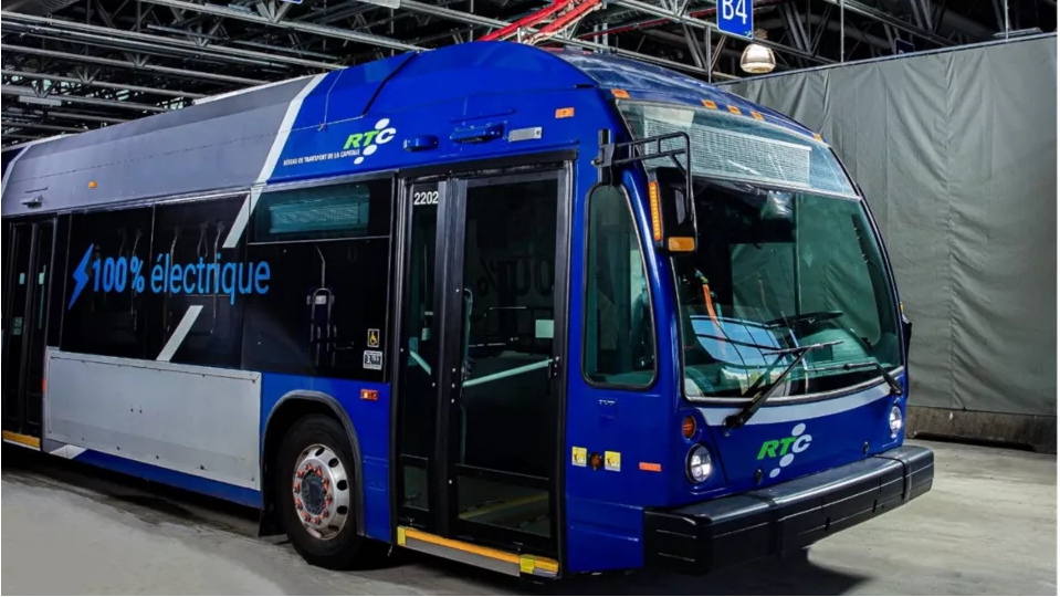 Hitachi Energy electric bus.