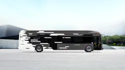 An NFI Xcelsior bus. An NFI Xcelsior bus.