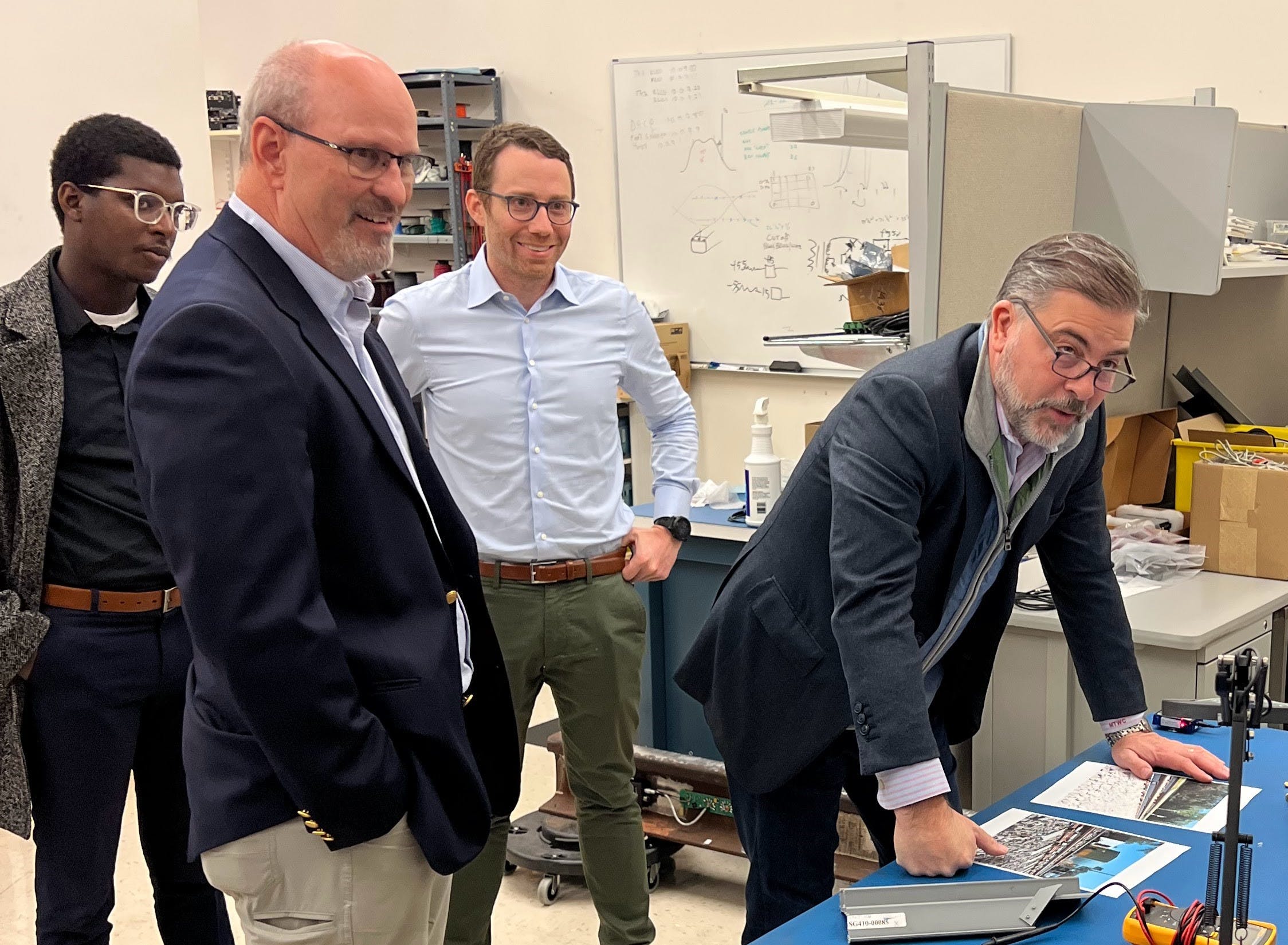 U.S. House Member Mike Carey tours L.B. Foster Company in Dublin, Ohio.