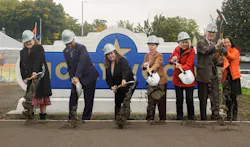 TriMet and friends officially break ground on the Hollywood Transit Center Project and hollywoodHUB development. From left to right: Maura White, Hollywood Boosters Business Association; General Manager Sam Desue Jr., TriMet; Commissioner Carmen Rubio, City of Portland; Councilor Mary Nolan, Metro; Jo Schaefer, Hollywood Neighborhood Association; Ex. Vice President Kurt Creager, BRIDGE Housing; Rep. Thuy Tran, Oregon Dist. 45 TriMet and friends officially break ground on the Hollywood Transit Center Project and hollywoodHUB development. From left to right: Maura White, Hollywood Boosters Business Association; General Manager Sam Desue Jr., TriMet; Commissioner Carmen Rubio, City of Portland; Councilor Mary Nolan, Metro; Jo Schaefer, Hollywood Neighborhood Association; Ex. Vice President Kurt Creager, BRIDGE Housing; Rep. Thuy Tran, Oregon Dist. 45