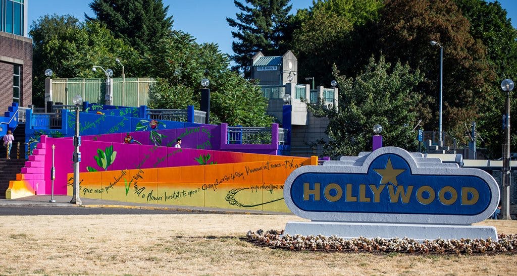 TriMet has broken ground on the hollywoodHUB project.