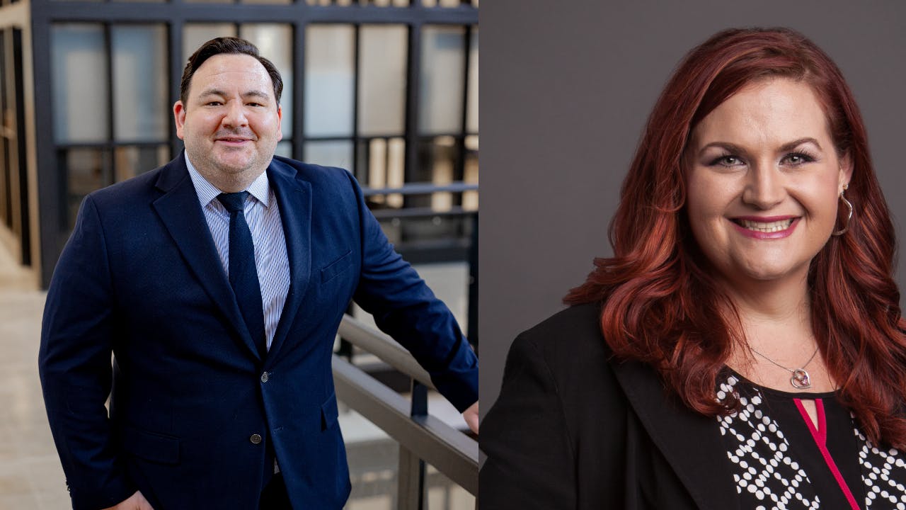 Brad Cummings and Haley Garcia.