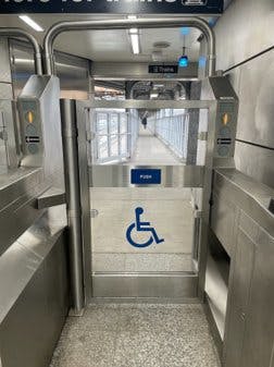 CTA has begun installment of new ADA compliant faregates.