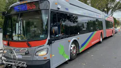 WMATA electric bus. WMATA electric bus.