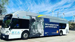 SunLine Transit Agency bus. SunLine Transit Agency bus.