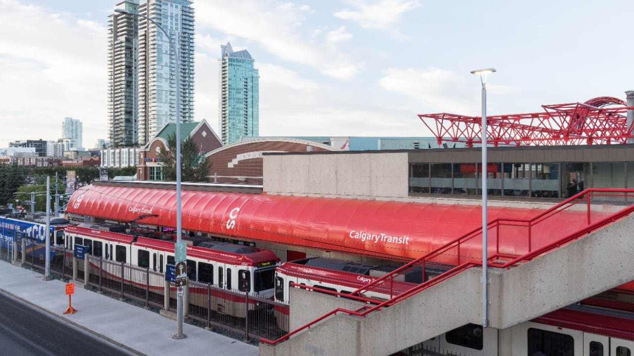 Victoria Park/Stampede Station.