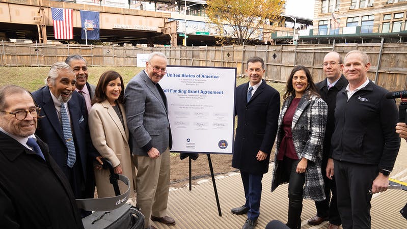 MTA's Second Avenue Subway project executed a $3.4 billion Full Funding Grant Agreement with the Federal Transit Administration in November 2023.