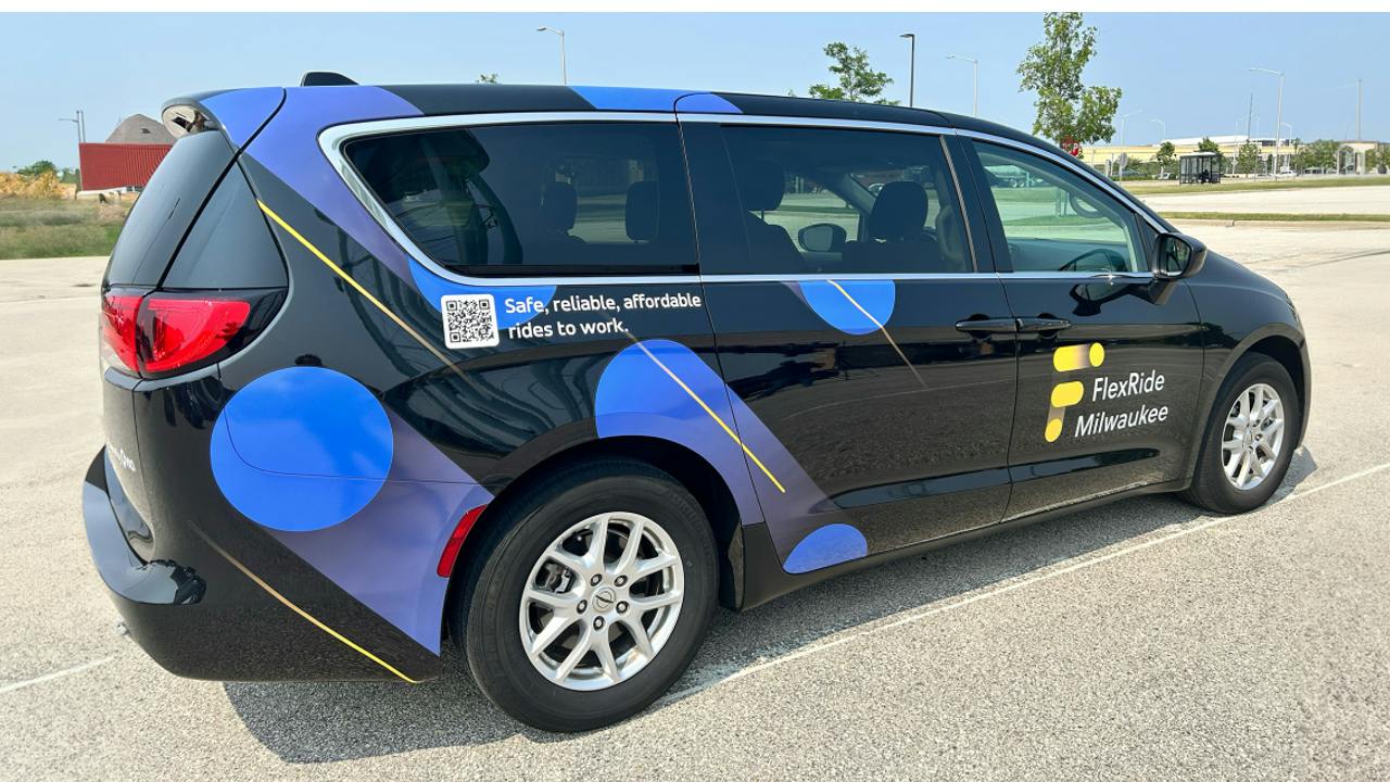 A FlexRide Milwaukee vehicle.