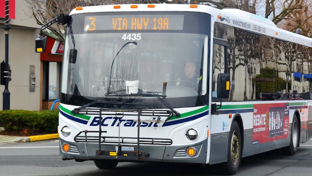 Campbell River Transit System bus.