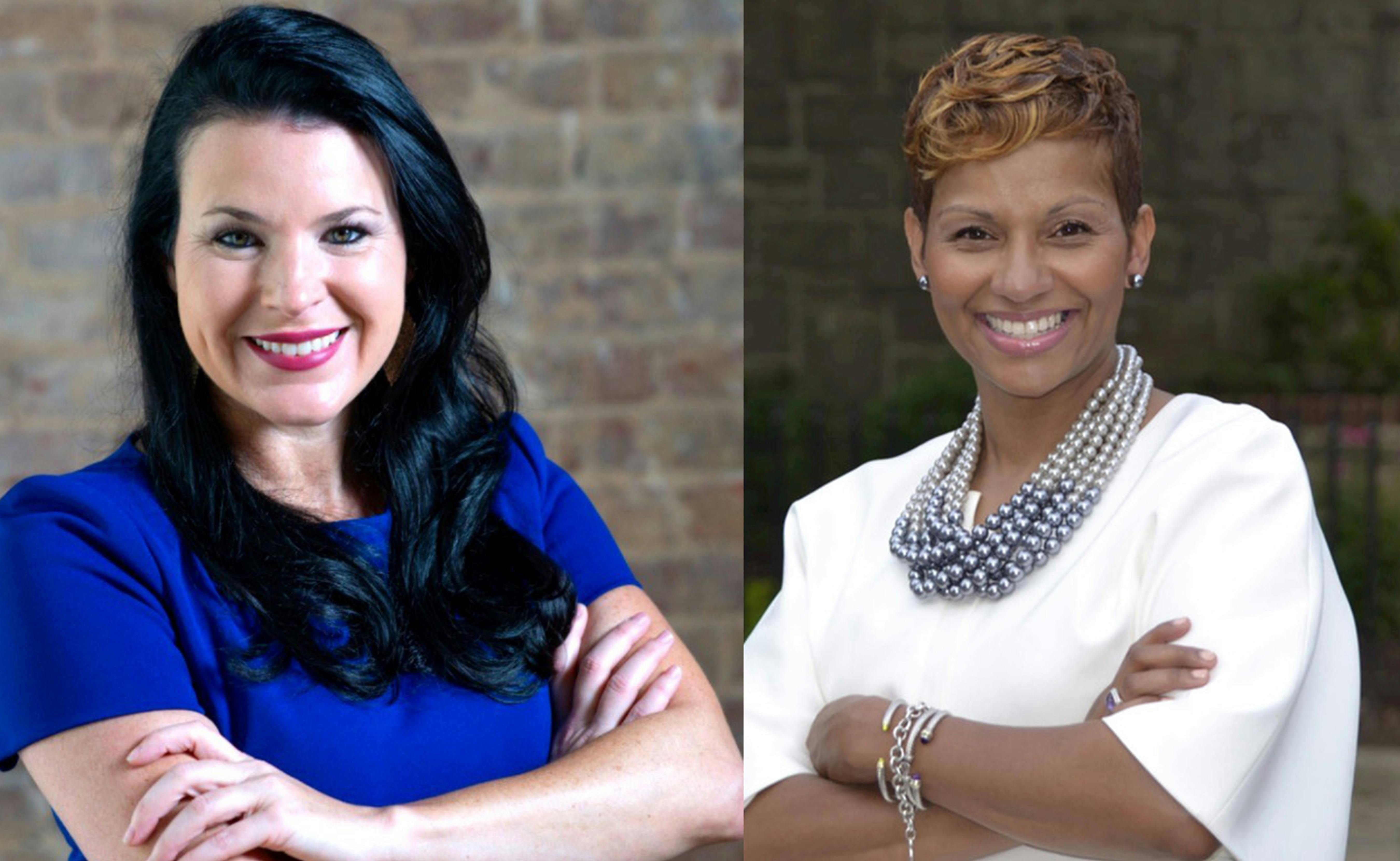 Sr. Director of Government & Community Affairs Jennifer Larosa (left) and Government Affairs Program Manager Stephanie Johnson Hardy (right).