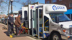 Pace Suburban Bus' paratransit service. Pace Suburban Bus' paratransit service.