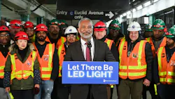 The MTA is working to improve its security and visibility in its stations by replacing all fluorescent lighting fixtures with LED lights. The MTA is working to improve its security and visibility in its stations by replacing all fluorescent lighting fixtures with LED lights.