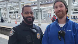 Mental Health Clinician Jake Smith partners with Denver RTD Transit Police Officers across the district. Mental Health Clinician Jake Smith partners with Denver RTD Transit Police Officers across the district.
