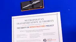 MTA signs 'Equity in Infrastructure Project' Pledge. MTA signs 'Equity in Infrastructure Project' Pledge.