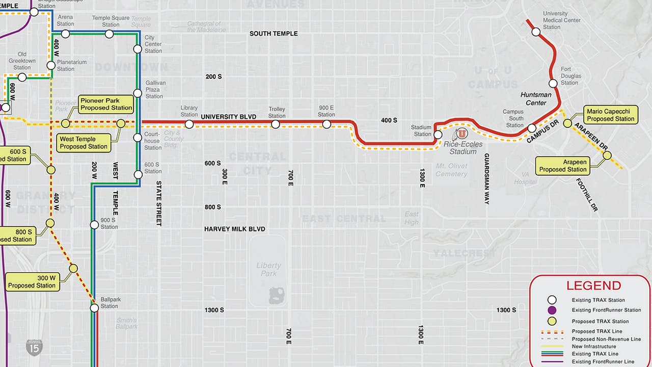 UTA is asking for public feedback on light rail through the TechLink TRAX Study.