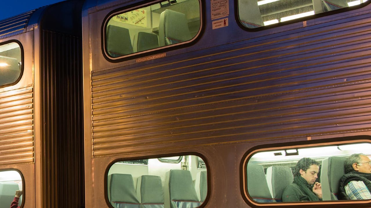 Caltrain ships off 32 gallery cars to make room for electric train fleet.