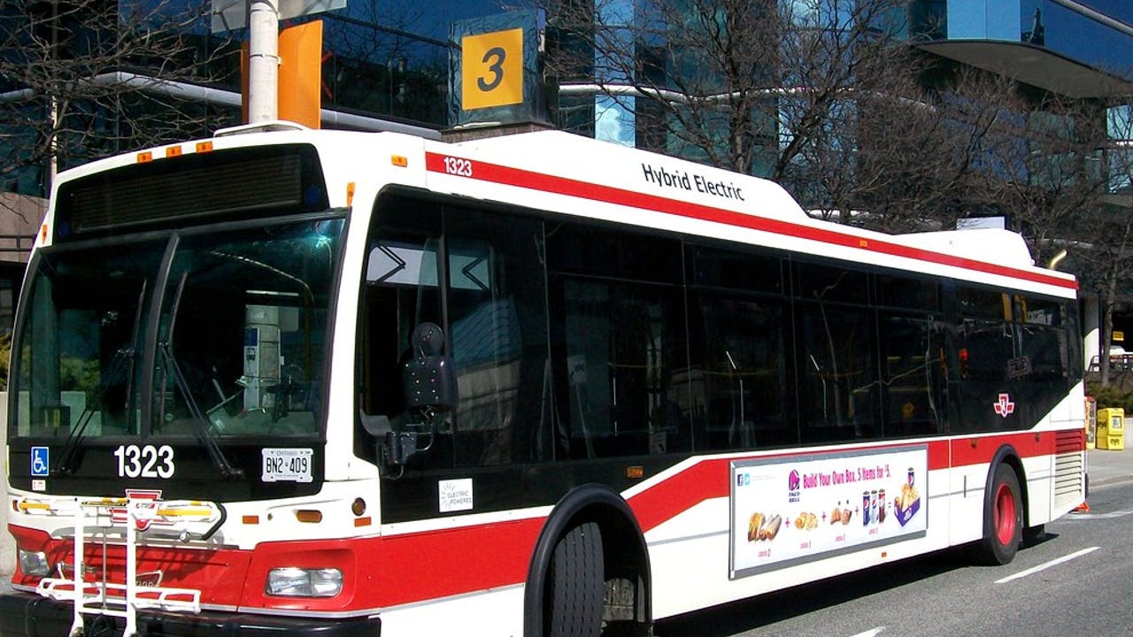 TTC bus.