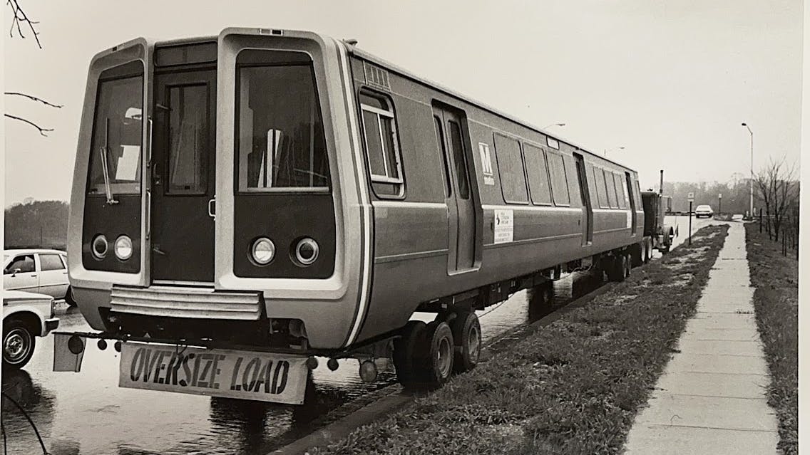 The first 2000-series train was manufactured by Breda in Italy and was shipped to the Port of Baltimore in the early 1980s and assembled in Beech Grove, Ind.