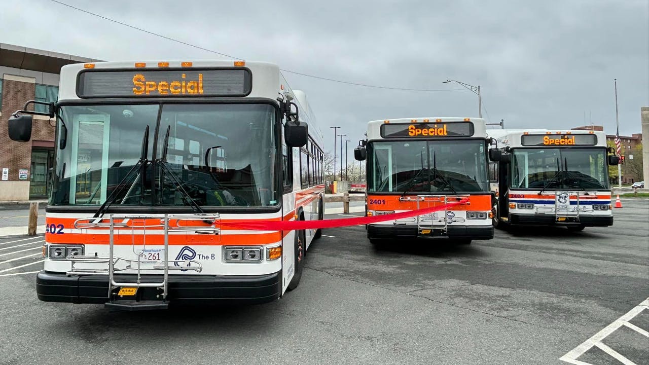 Berkshire Regional Transit Authority buses.
