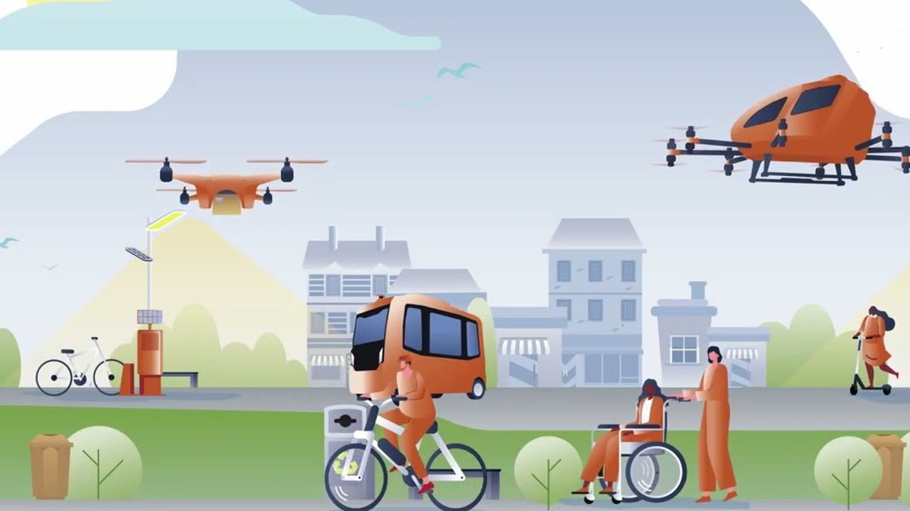 NCDOT's Advanced Mobility graphic.